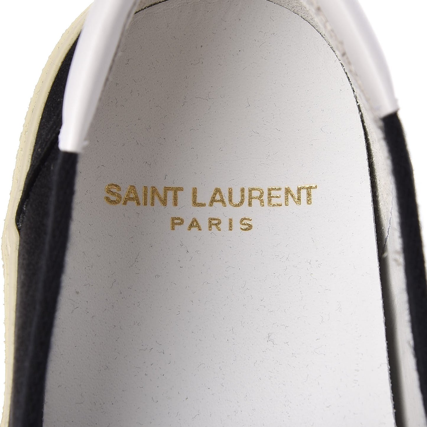 Satin Skate Slip On Sneakers 38 Black