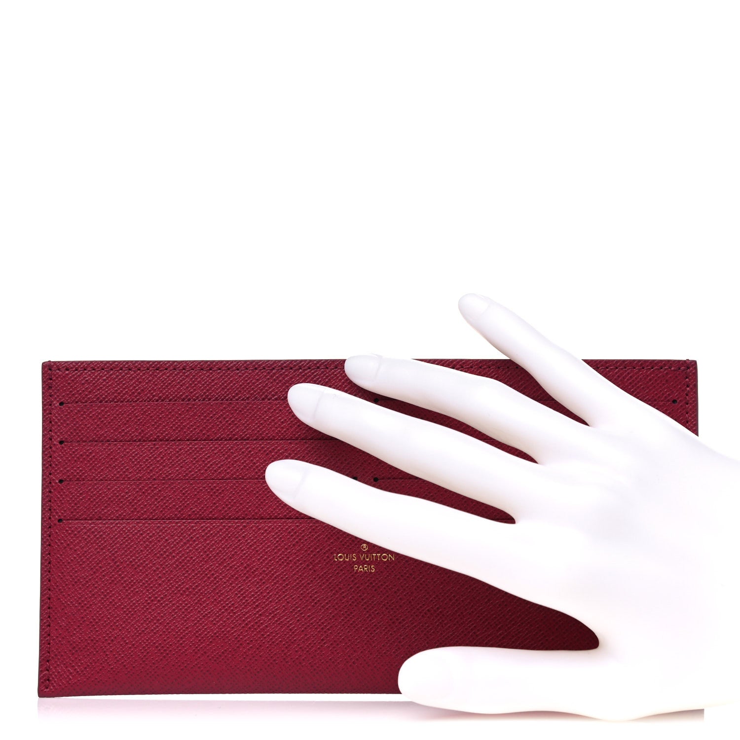 Louis Vuitton Calfskin Felicie Card Holder Insert Fuchsia 2 of 6