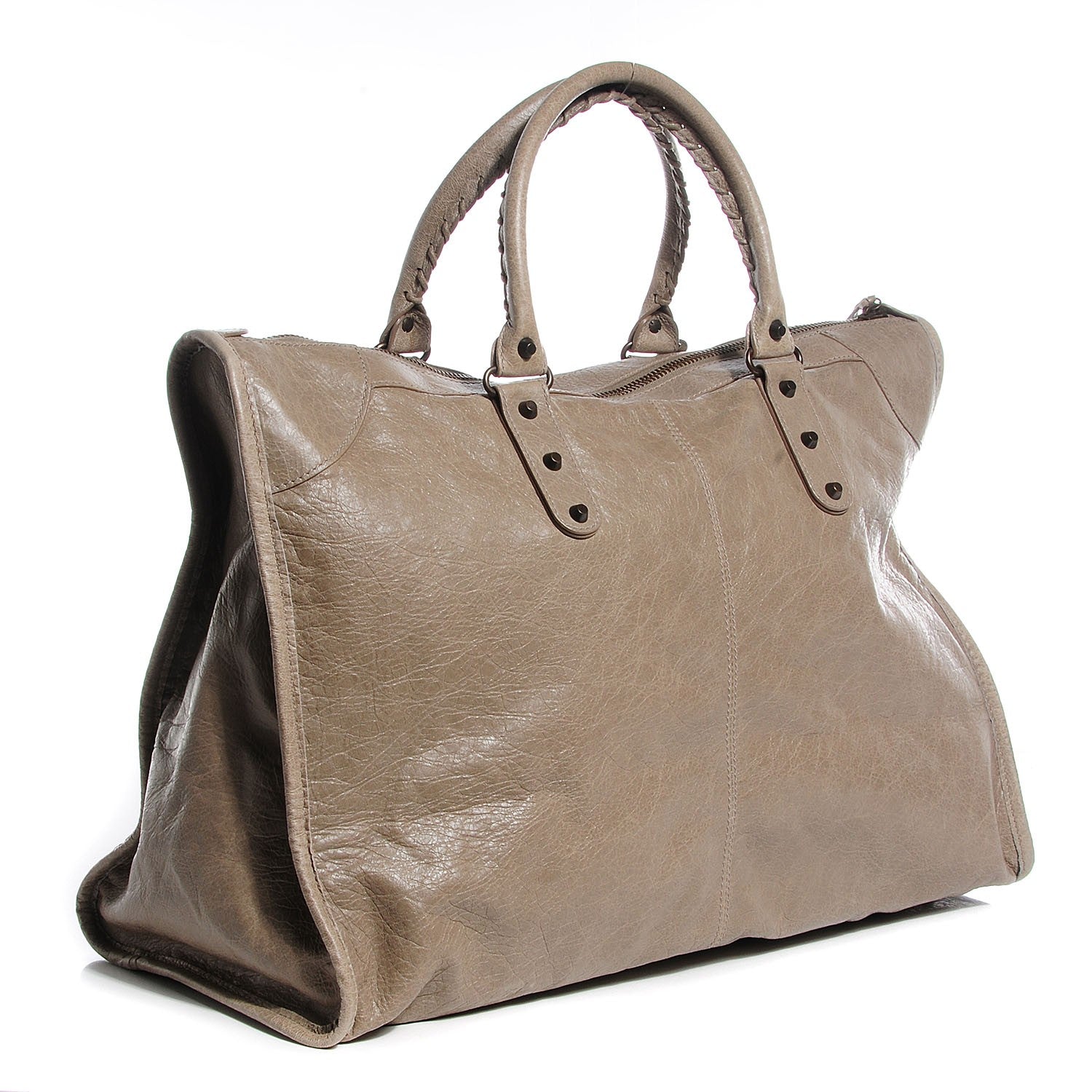 Balenciaga Agneau Classic Hardware Weekender Papyrus 3 of 11