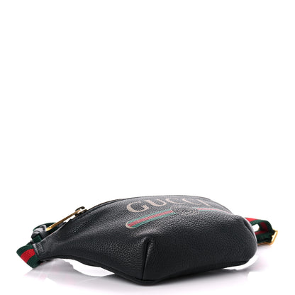 Gucci Grained Calfskin Small Logo Belt Bag Black 4 of 13
