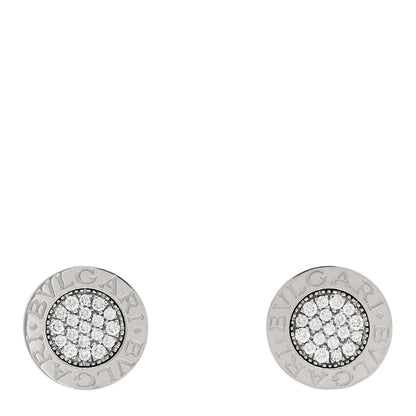 Bulgari 18K White Gold Diamond BVLGARI BVLGARI Stud Earrings 1 of 4
