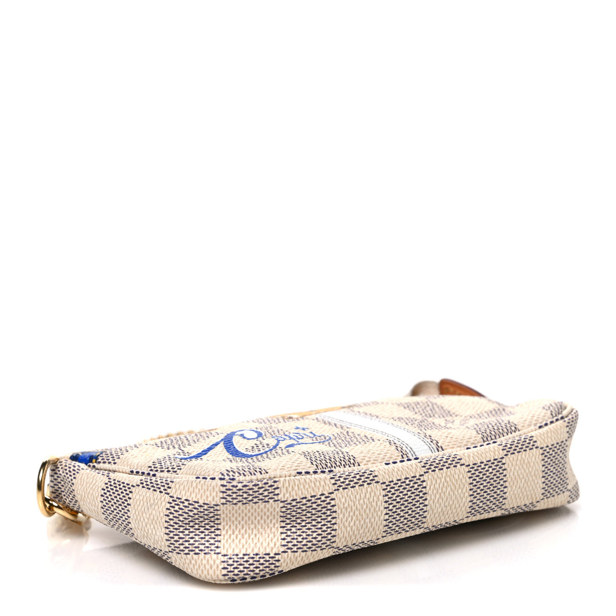 Louis Vuitton Damier Azur Summer Trunks Capri Mini Pochette Accessories 4 of 7