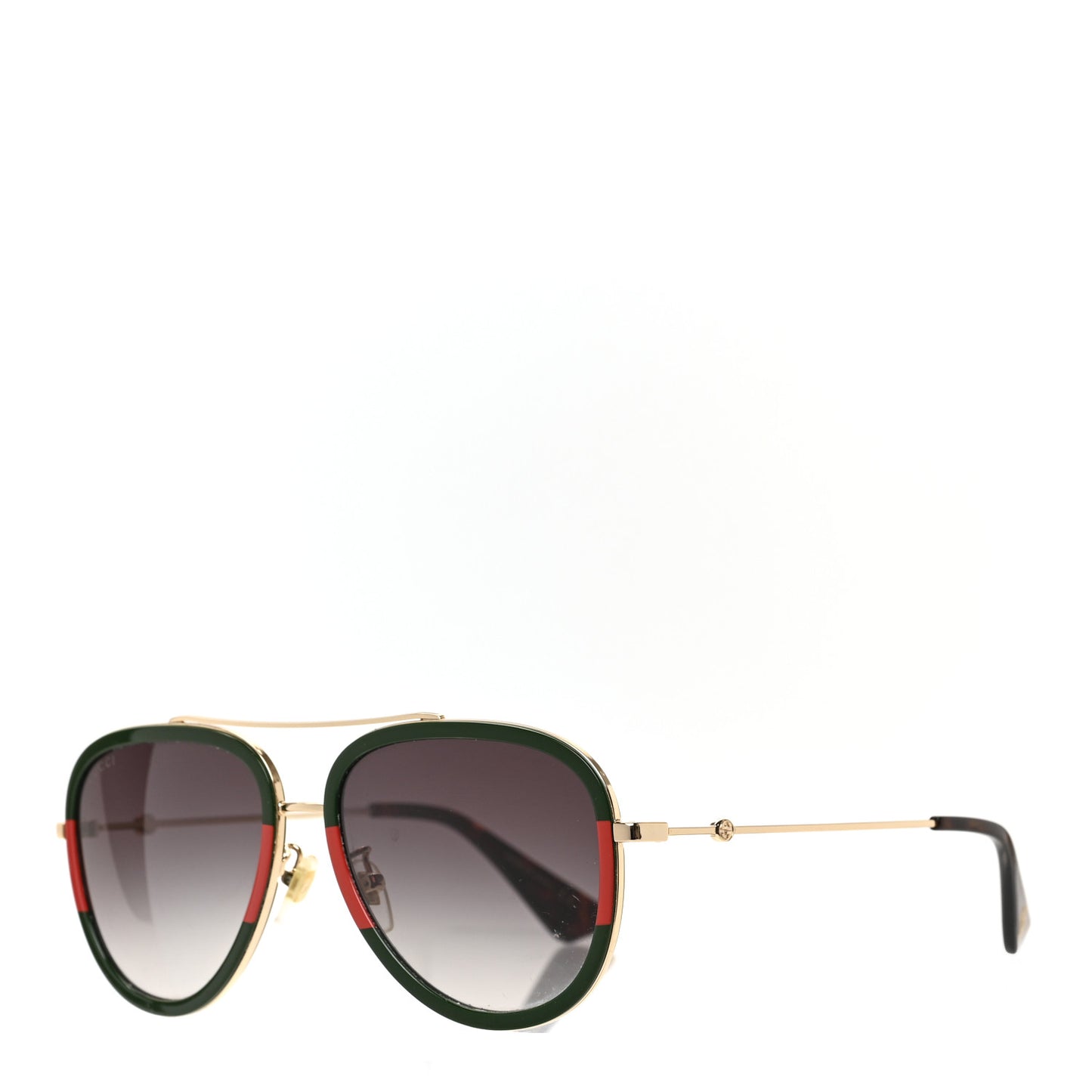 Acetate Web Aviator Sunglasses GG0062S Green Red