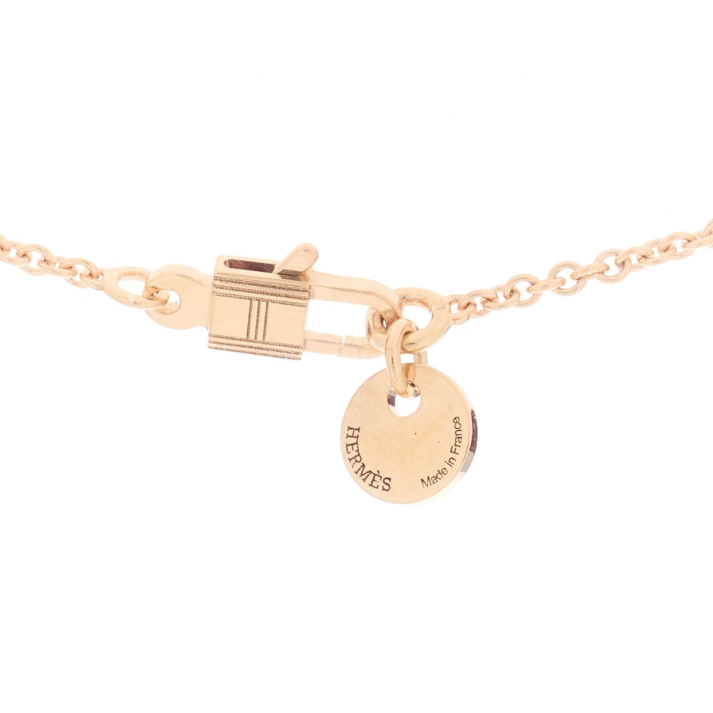 18K Rose Gold Black Jade Constance Amulettes Pendant Necklace