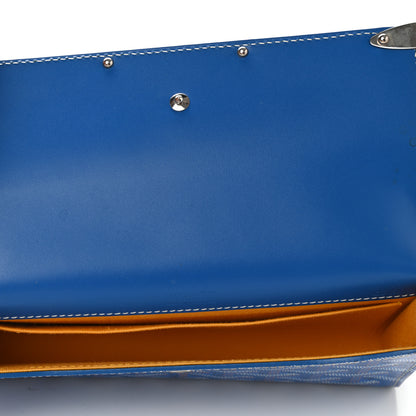 Goyard Goyardine Monte Carlo Bois Clutch Sky Blue 5 of 8
