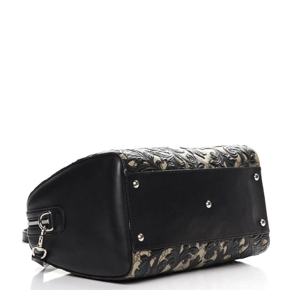 Gucci GG Supreme Monogram Arabesque Medium Boston Black 5 of 11