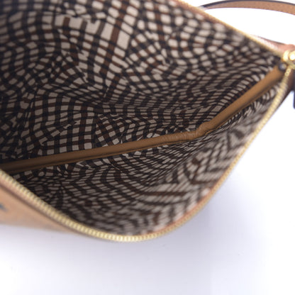 MCM Visetos Medium Stark Wristlet Pouch Cognac 7 of 10