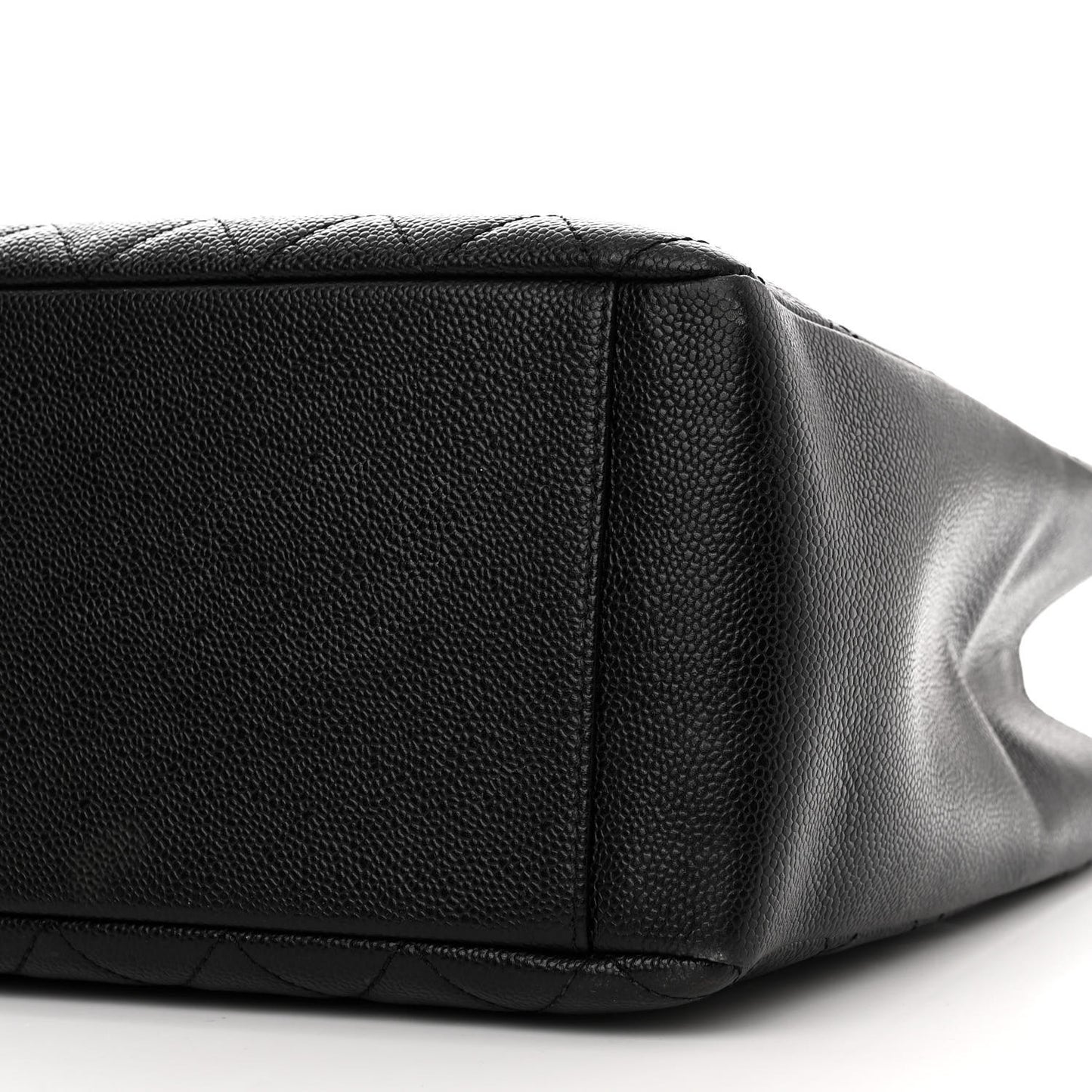 Caviar Quilted Grand Shopping Tote GST Black