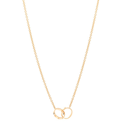 Cartier 18K Yellow Gold Interlocking LOVE Necklace 1 of 5