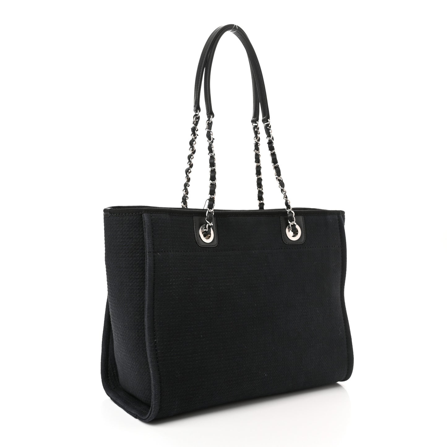 Mixed Fibers Small Deauville Tote Black