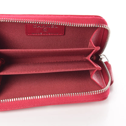 Chanel Sheepskin Quilted Mademoiselle Vintage Zip Coin Purse Pink 5 of 10