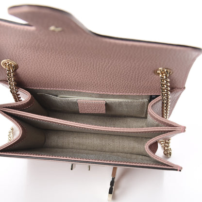 Gucci Dollar Calfskin Small Interlocking G Shoulder Bag Soft Pink 4 of 8