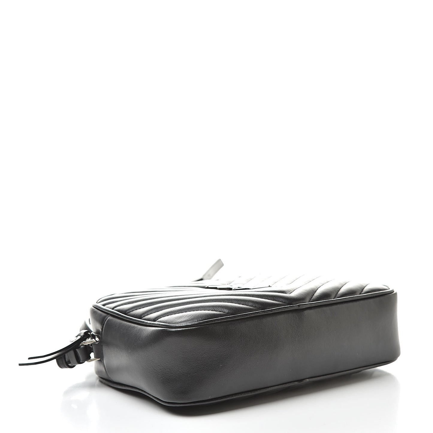 Calfskin Matelasse Monogram Lou Camera Bag Black