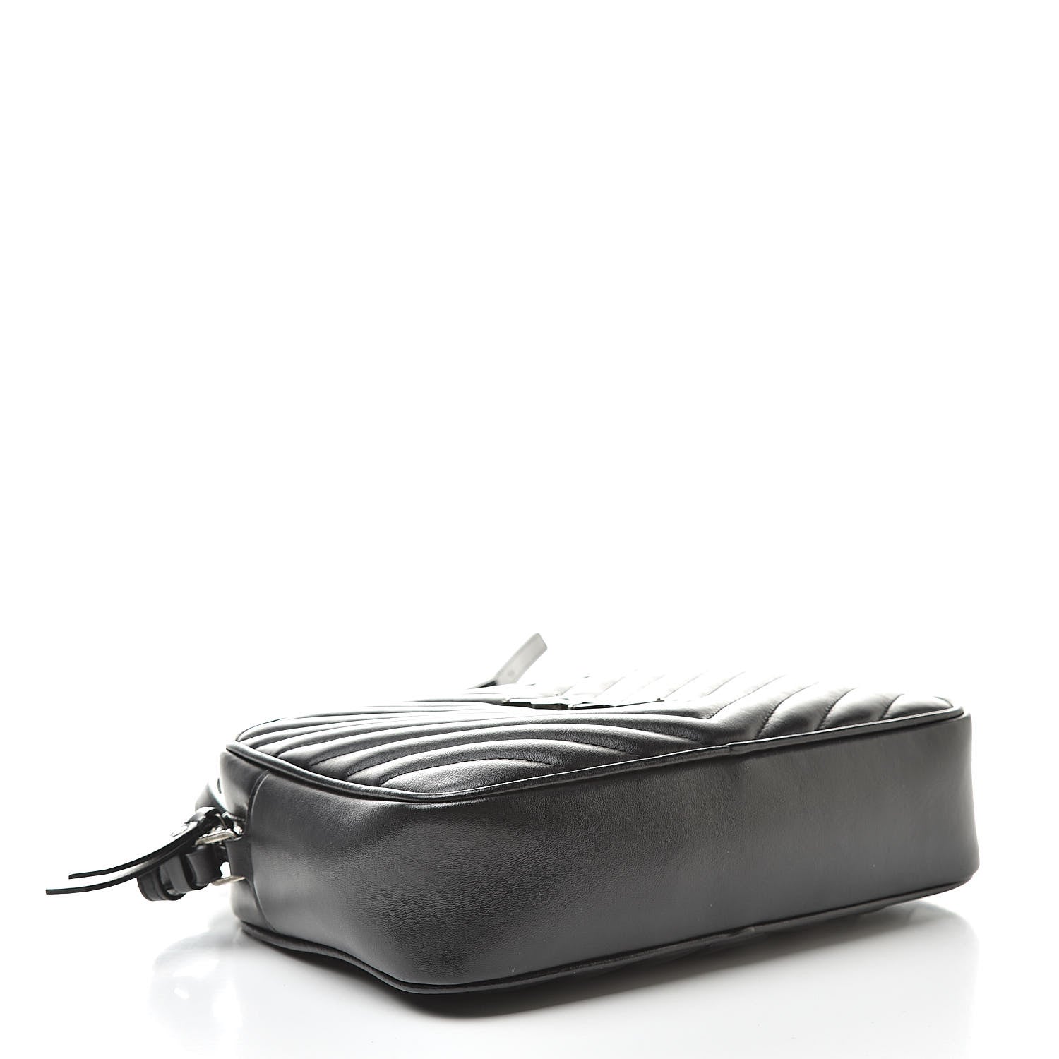 Saint Laurent Calfskin Matelasse Monogram Lou Camera Bag Black 4 of 10