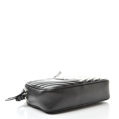Saint Laurent Calfskin Matelasse Monogram Lou Camera Bag Black 4 of 10