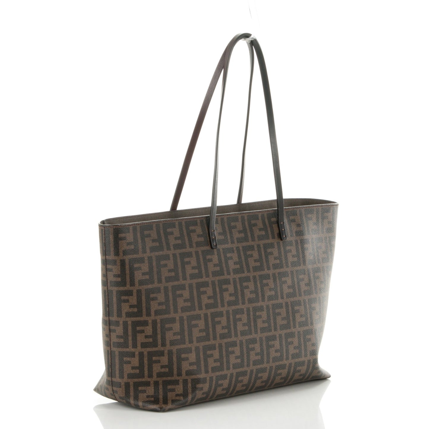 Zucca Spalmati Medium Roll Tote Tobacco Moro