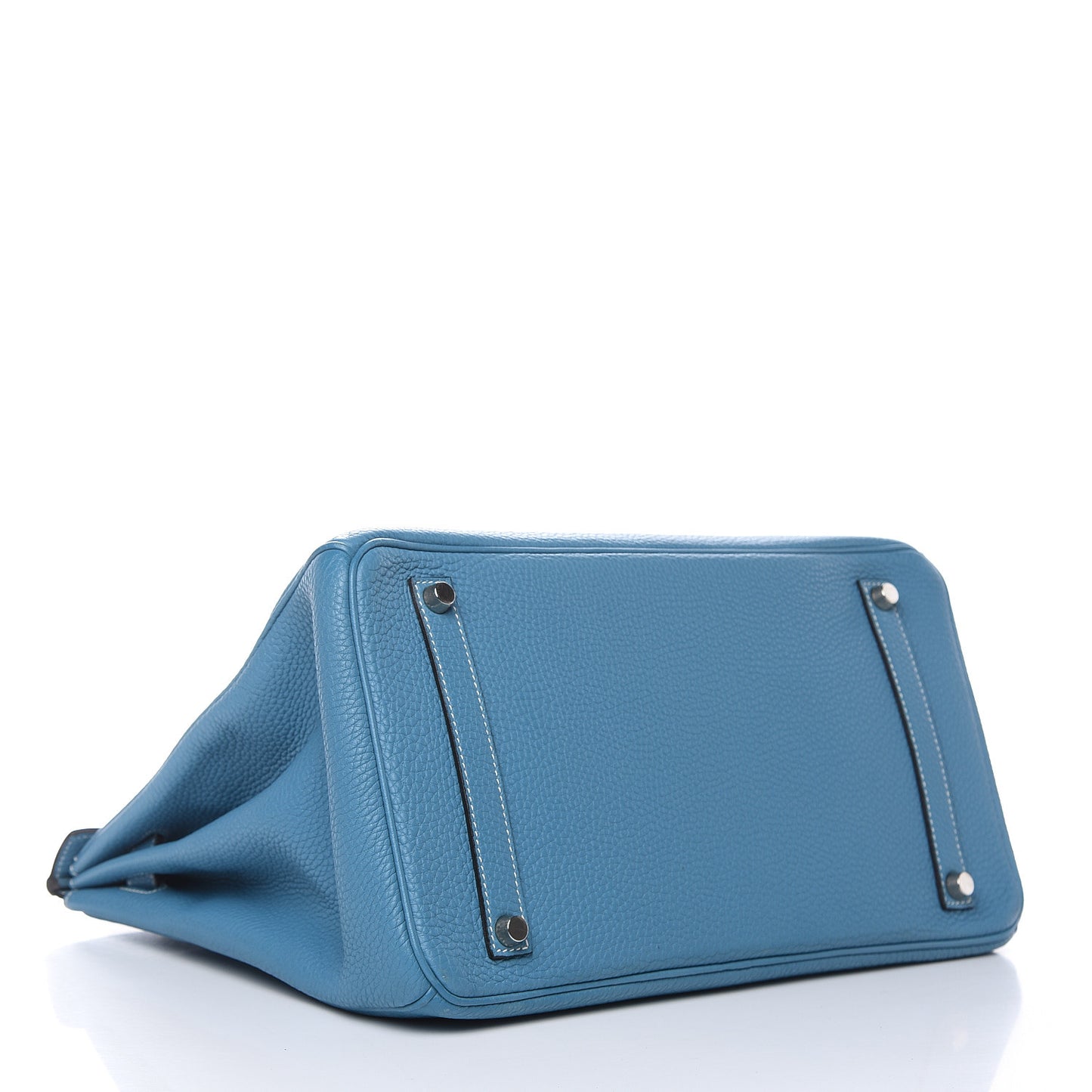 Taurillon Clemence Birkin 35 Blue Jean