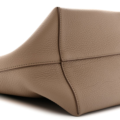 The Row Grained Calfskin Medium N/S Park Tote Dark Taupe 8 of 9