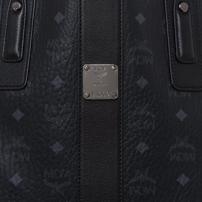 MCM Visetos Medium Liz Reversible Shopper Tote Black 6 of 20