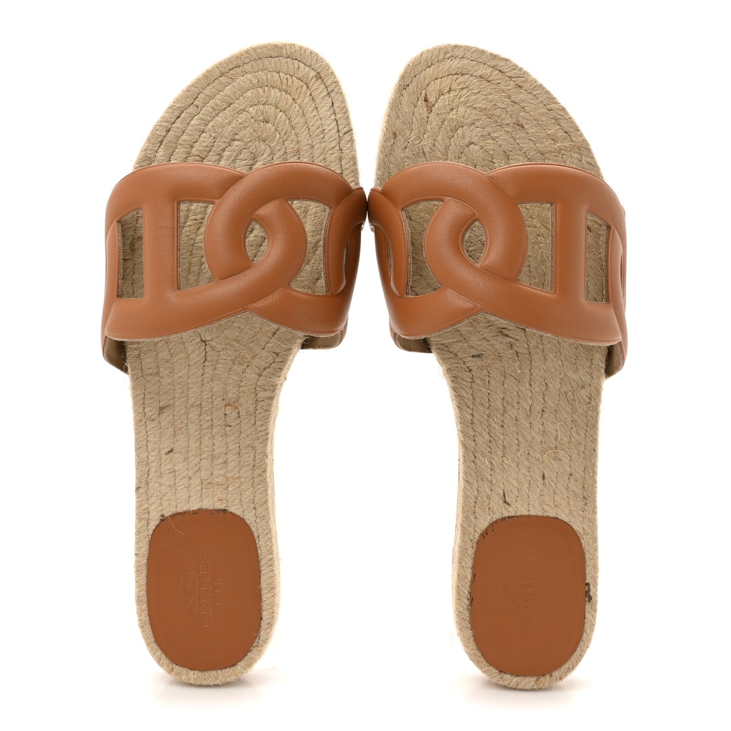 Nappa Famosa Espadrille Sandals 38 Naturel