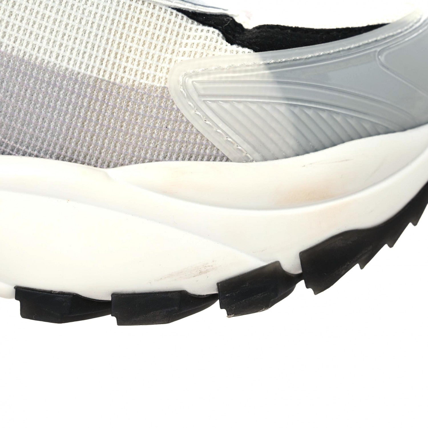 Louis Vuitton LOUIS VUITTON Monogram Calfskin Run 55 Sneakers 37.5 White 12 of 18