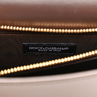 Dolce & Gabbana DOLCE GABBANA Patent DG Logo Crossbody Bag Brown 7 of 14