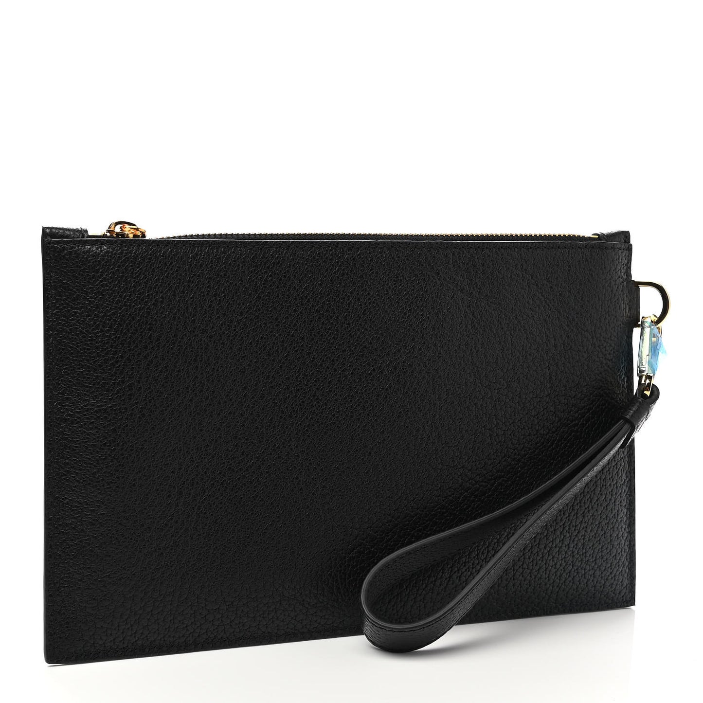 Grained Calfskin La Medusa Pouch Black