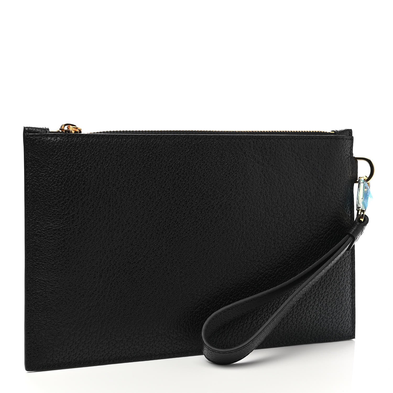 Versace Grained Calfskin La Medusa Pouch Black 3 of 7