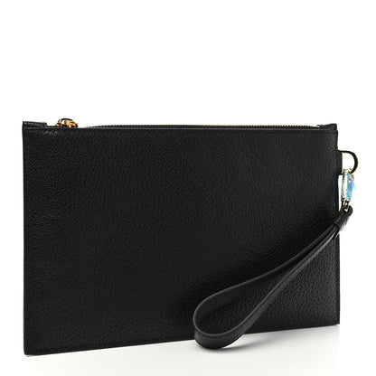 Versace Grained Calfskin La Medusa Pouch Black 3 of 7