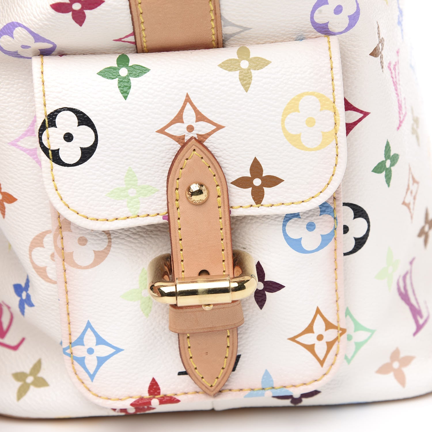 Louis Vuitton Monogram Multicolor Petit Noe White 14 of 15
