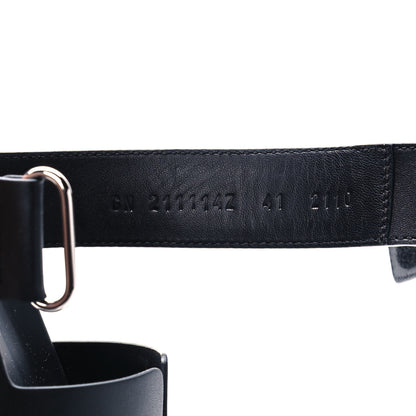 Hermes Calfskin Womens Chypre Sandals 41 Black 8 of 9
