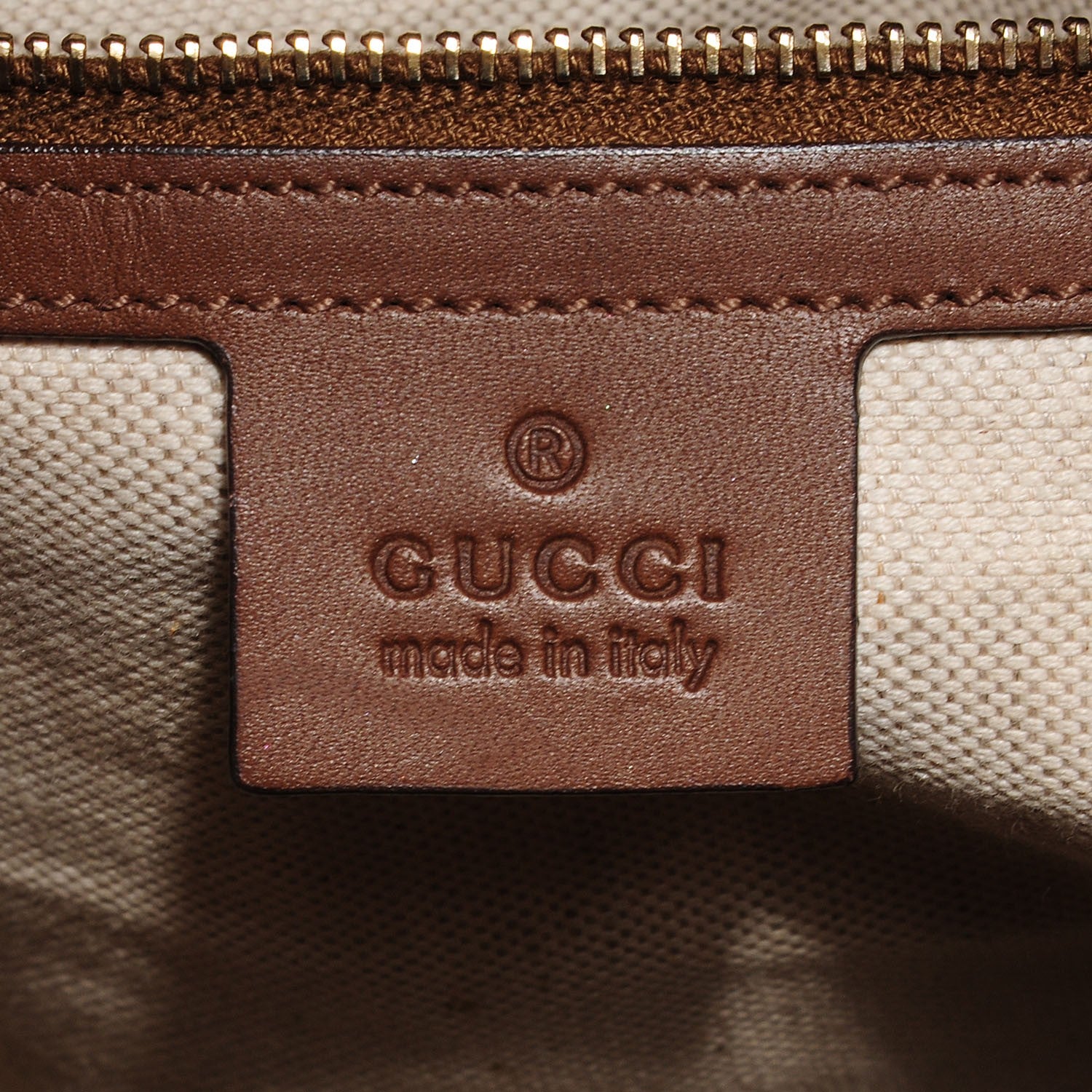 Gucci Nubuck Vintage Web Medium Boston Beige 7 of 8