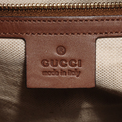 Gucci Nubuck Vintage Web Medium Boston Beige 7 of 8