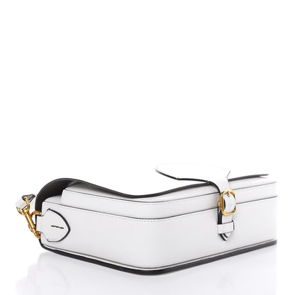 Burberry Calfskin Large Square Satchel Chalk White 4 of 11