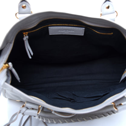Balenciaga Chevre Gold Metallic Edge Hardware City Gris Glace 5 of 9