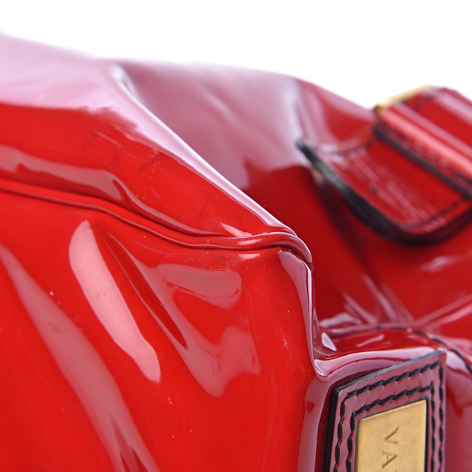 Valentino Garavani Patent Large Histoire Red 12 of 12