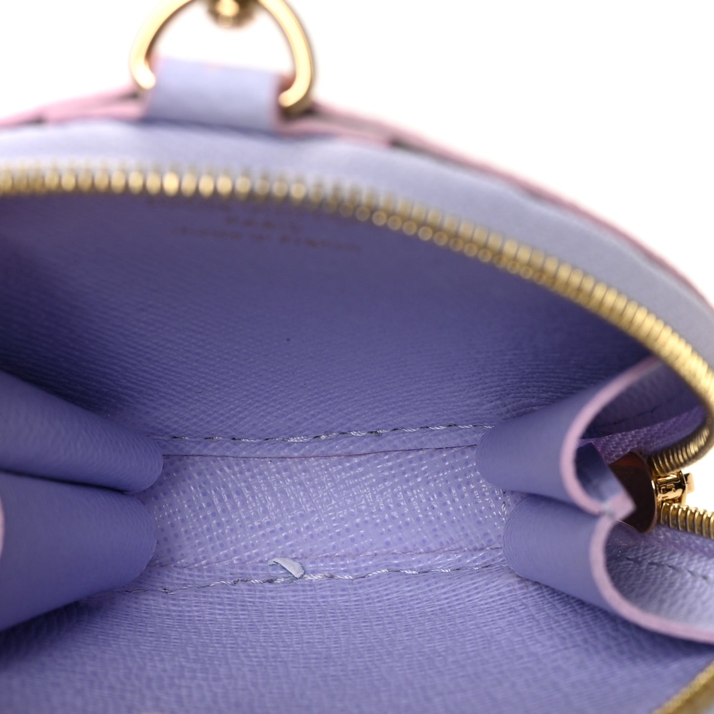 Monogram Spring In The City Papillon BB Round Coin Purse Sunrise Pastel