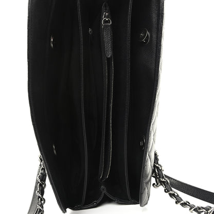 Chanel Caviar Quilted City Shopping Tote Black 5 of 8