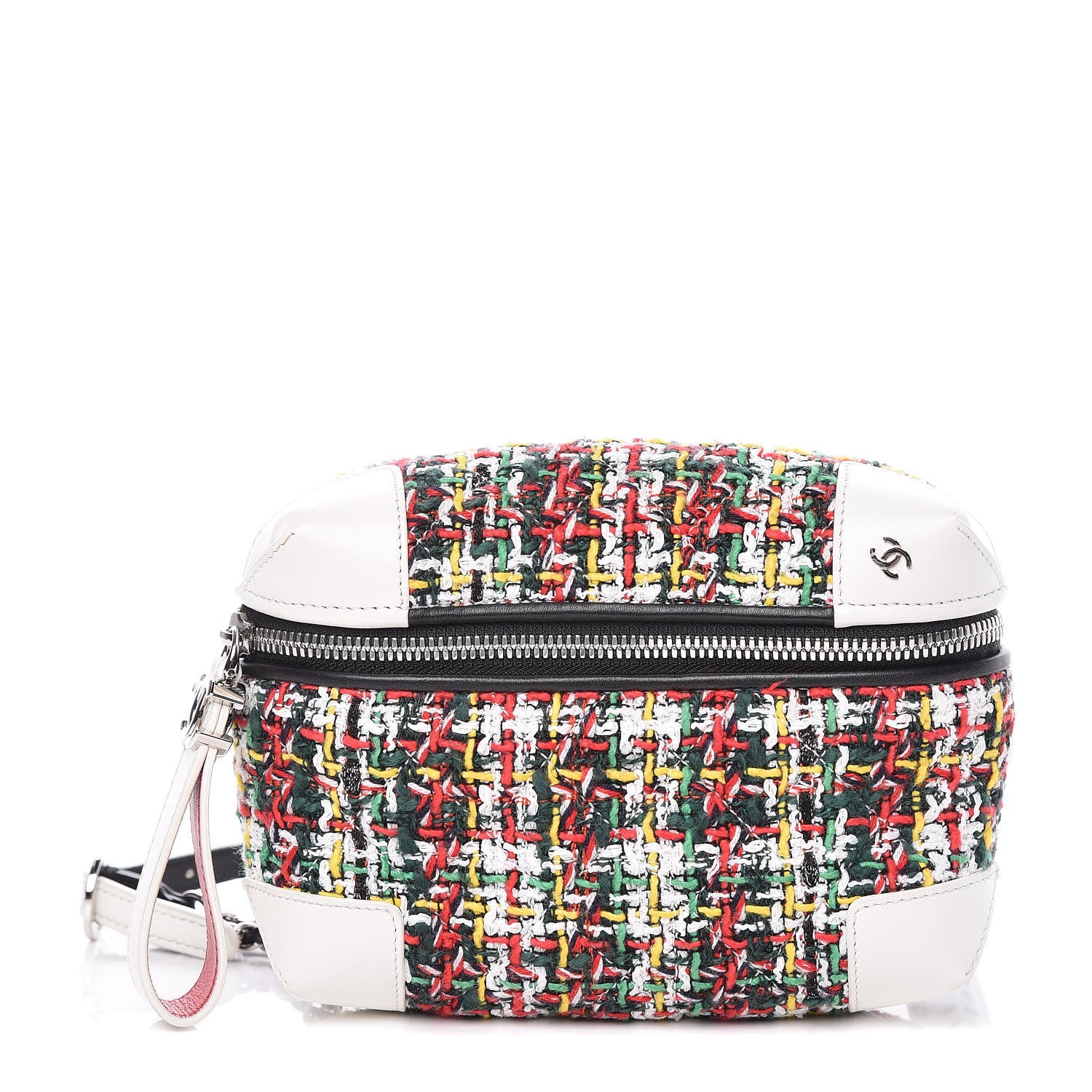 Chanel Tweed Calfskin Street Allure Waist Bag White Multicolor 1 of 10