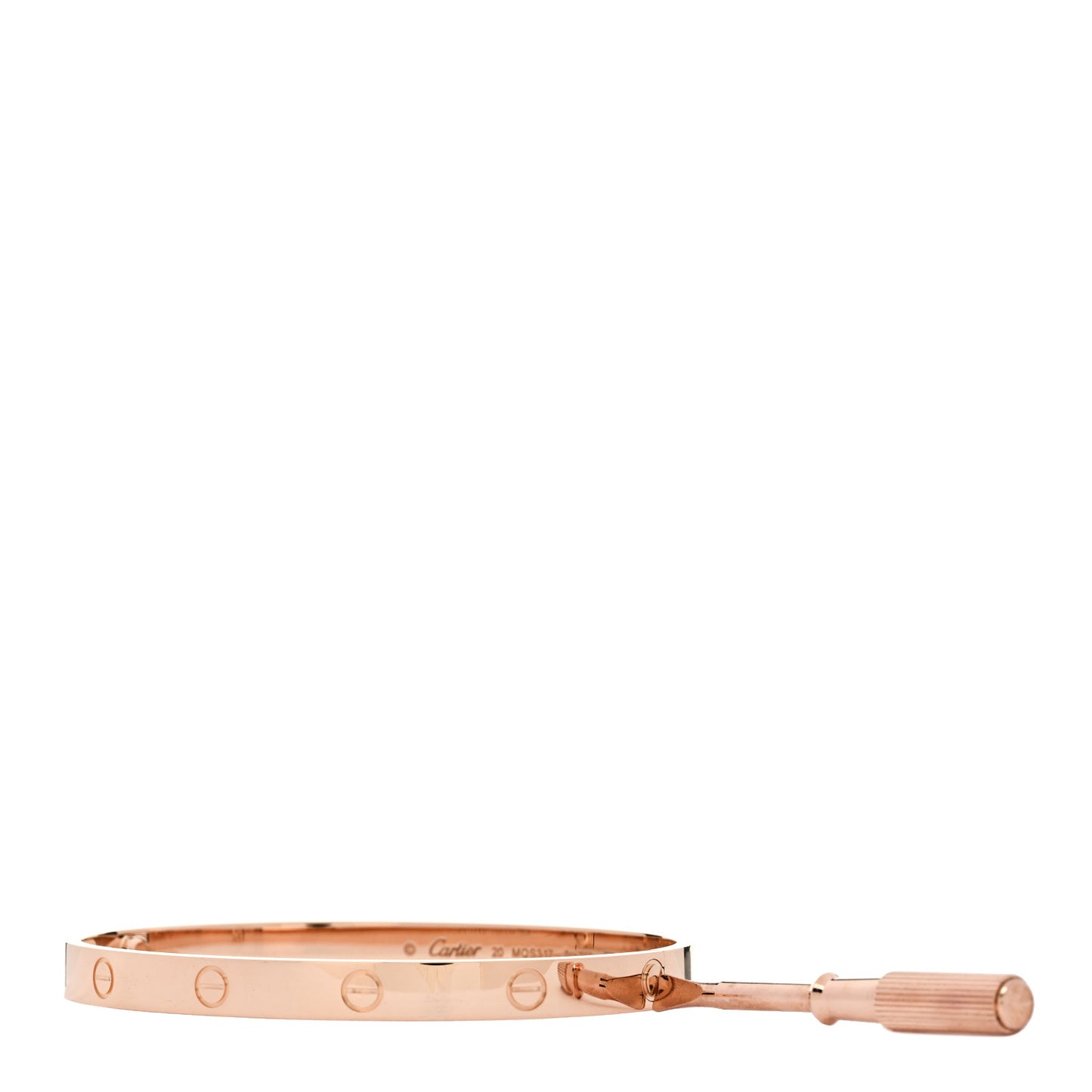 18K Pink Gold LOVE Bracelet 20