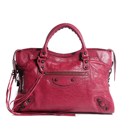Balenciaga Agneau Classic Hardware City Cassis 1 of 14