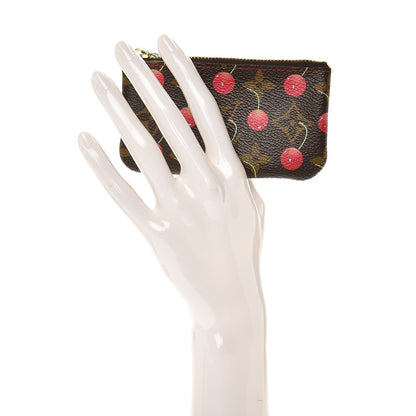Louis Vuitton Monogram Cerises Key Pouch 2 of 7
