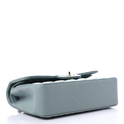 Chanel Caviar Quilted Small Double Flap Grey 4 of 10