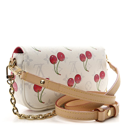 Louis Vuitton LV X TM Monogram Cerises Ivy Wallet On Chain White 3 of 9