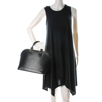 Louis Vuitton Epi Alma PM Black 2 of 7