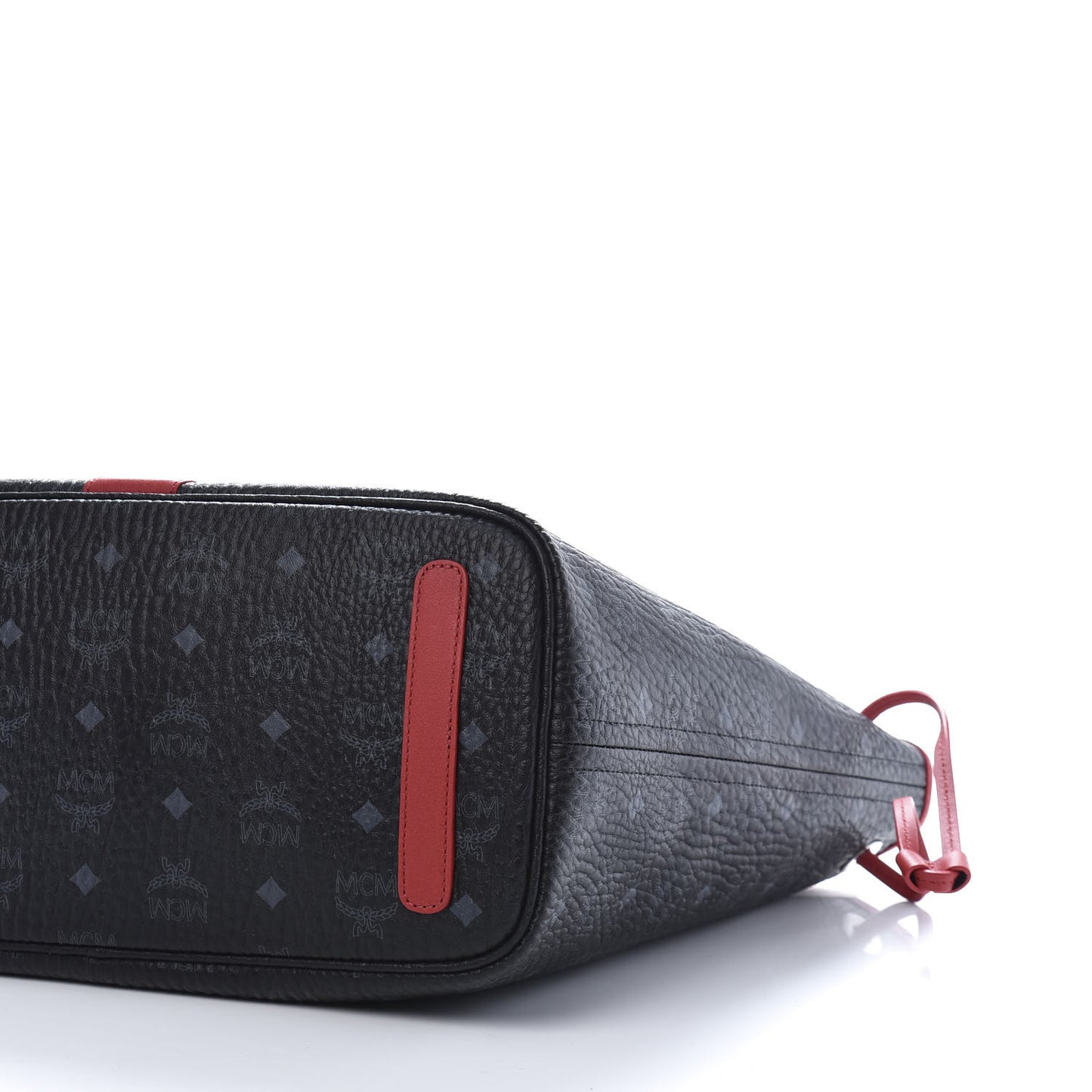 Visetos Medium Liz Reversible Shopper Tote Black Red