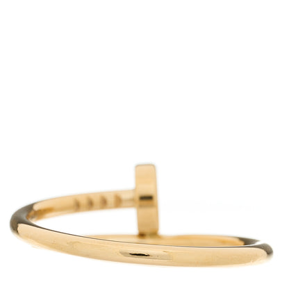Cartier 18K Yellow Gold Small Juste Un Clou Ring 55 7.25 3 of 5