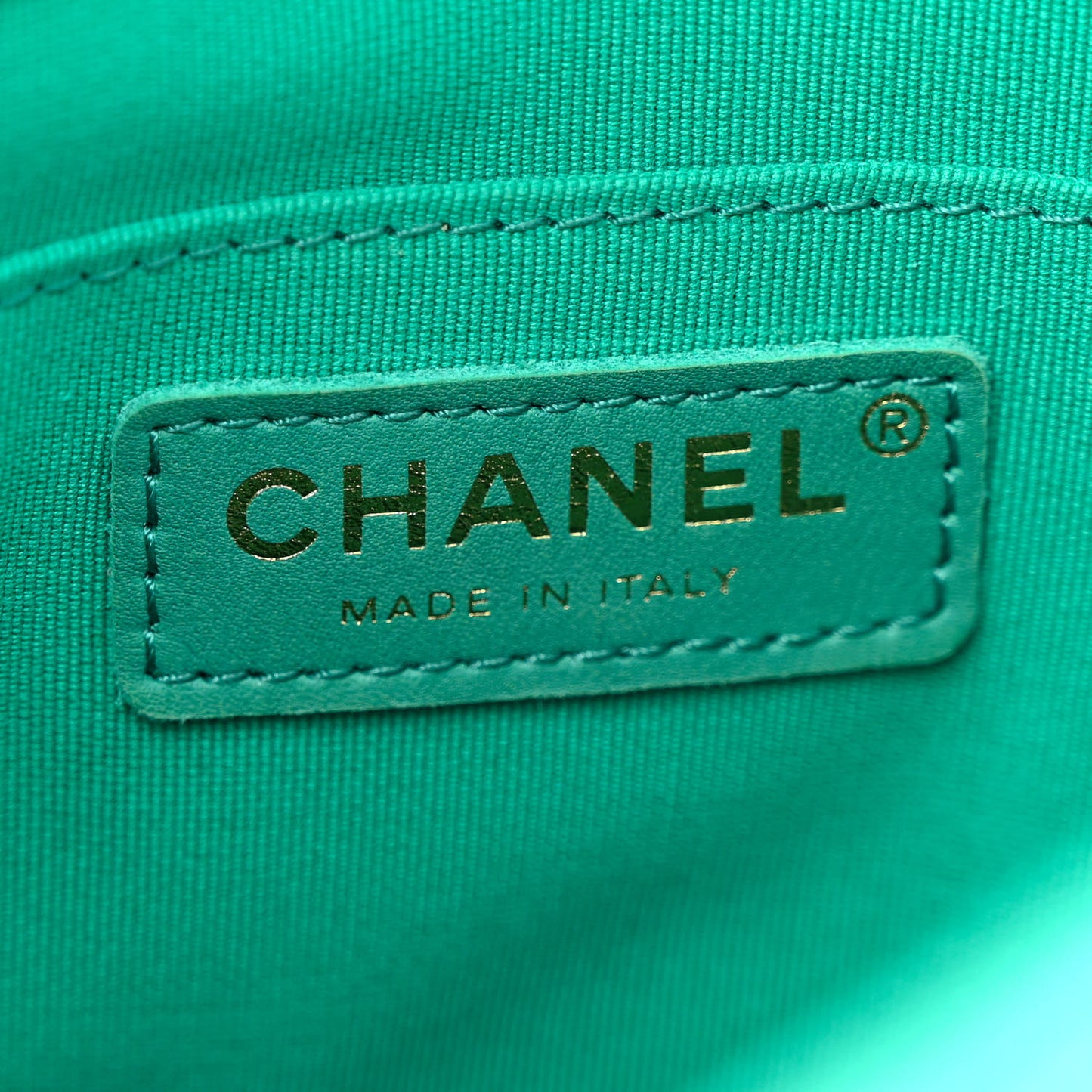 Caviar Quilted Medium Duma Pockets Drawstring Backpack Green