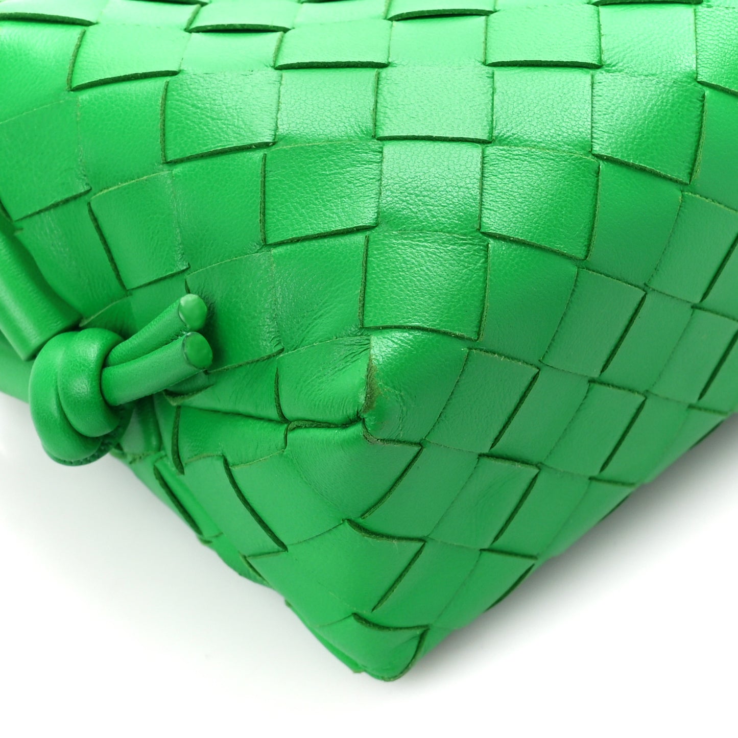 Nappa Intrecciato Mini Loop Camera Bag Parakeet