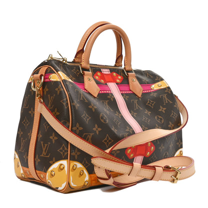 Louis Vuitton Monogram Summer Trunks Speedy Bandouliere 30 3 of 10